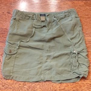 J. Crew Washed Cargo Skirt